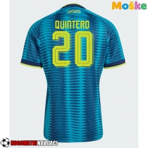 Moške Nogometnih dresov Kolumbija Juan Fernando Quintero #20 Gostujoči SP 2026 Kratki rokavi